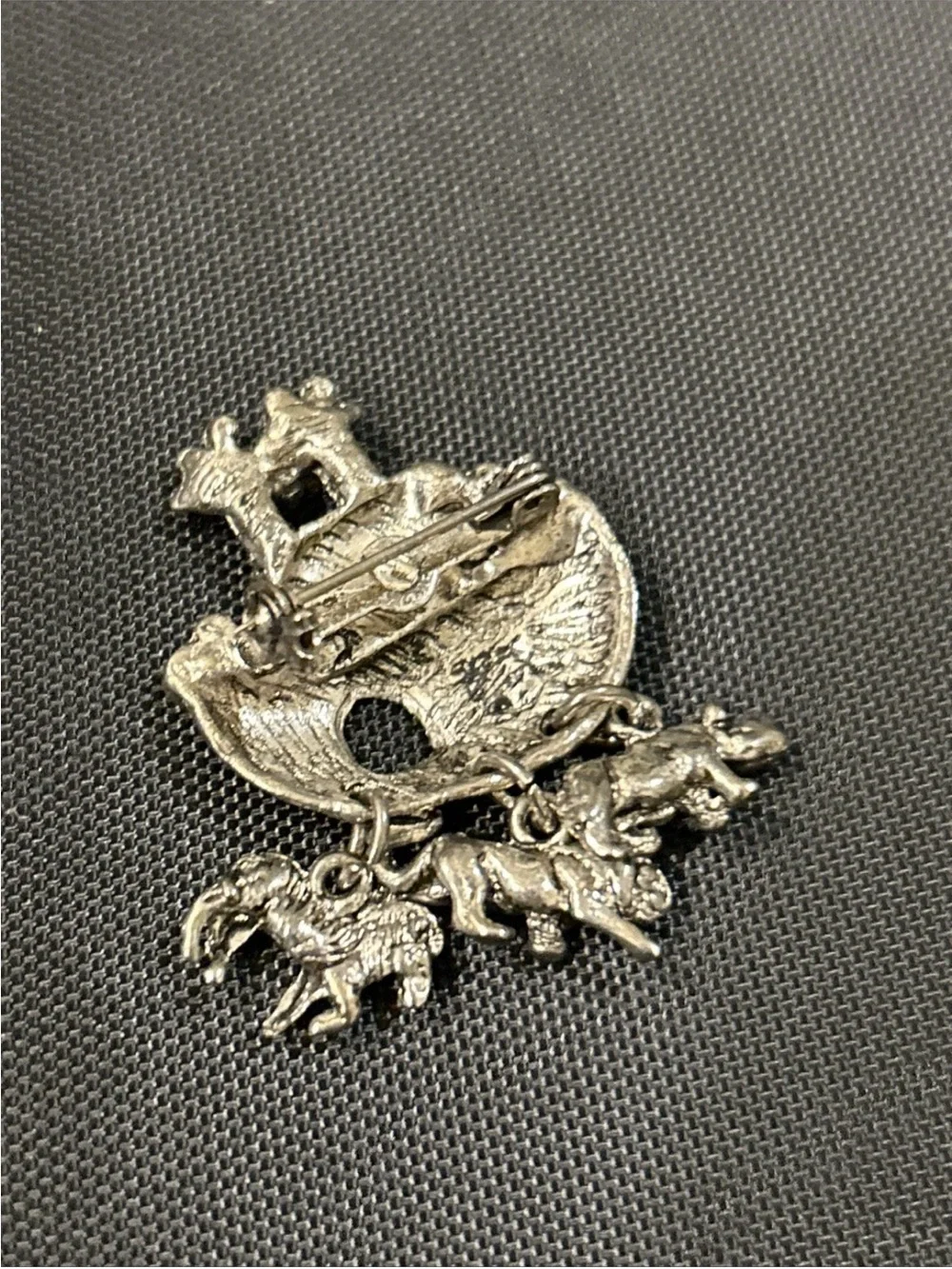 Silver Small Pets Ark Habitat Pin - Decorative Accessory
